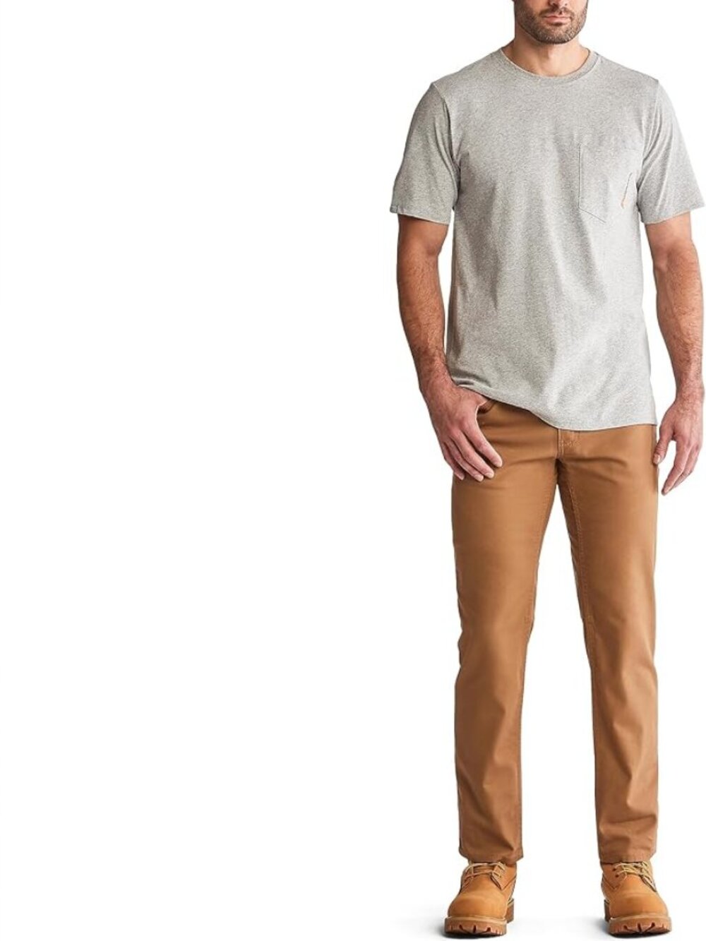 NWT Timberland PRO Men's Ironhide Flex 5 Pocket Work Pant, Dark Wheat, 32Wx30L